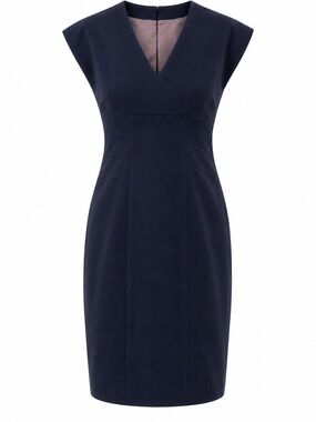 Gray Marc New York Sheath Dress with Exposed Back Zip